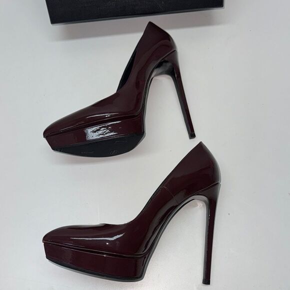 š„Saint LaurentāParis Blown Heels Elegant Design Sz 8 USA 38eu New in box - Picture 4 of 10